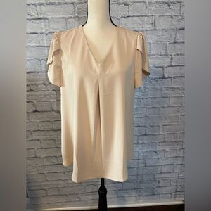 Chic Beige Women's Blouse